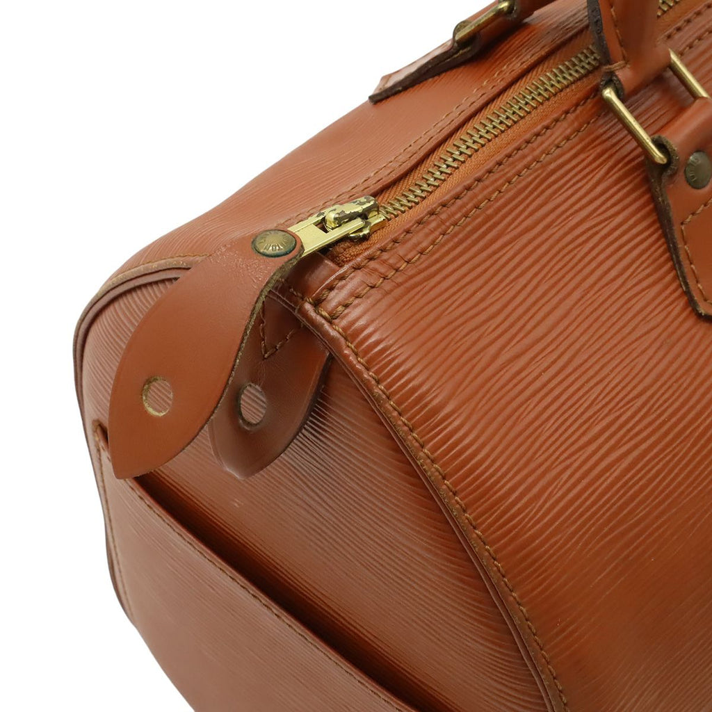 Louis Vuitton Epi Speedy 30 Mini Boston Bag Leather Kenya Brown Gold — view 5