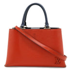 Louis Vuitton Epi Cles Veil PM 2-Way Shoulder Bag Coquelicot Silver