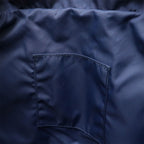 Gucci GG Nylon Backpack Leather Navy Silver — view 7