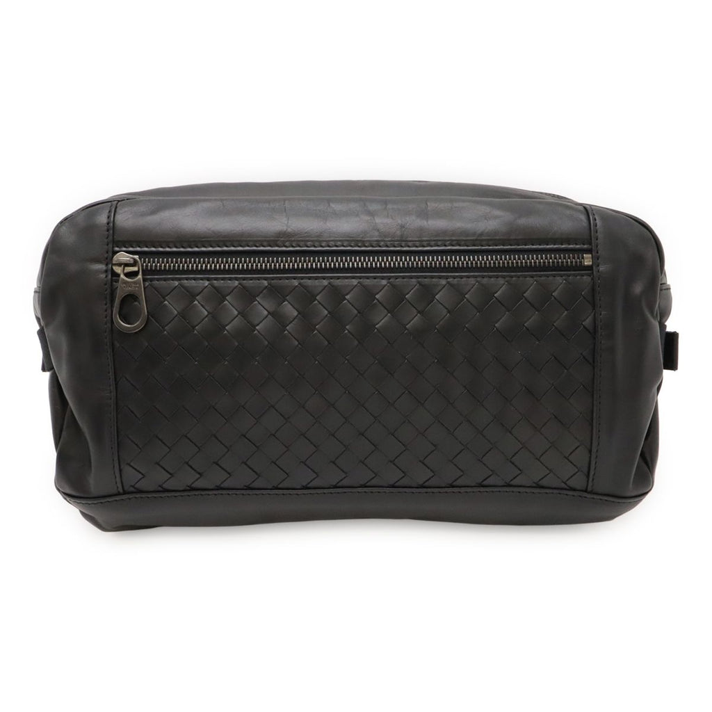 Bottega Veneta Intrecciato Belt Bag Leather Black
