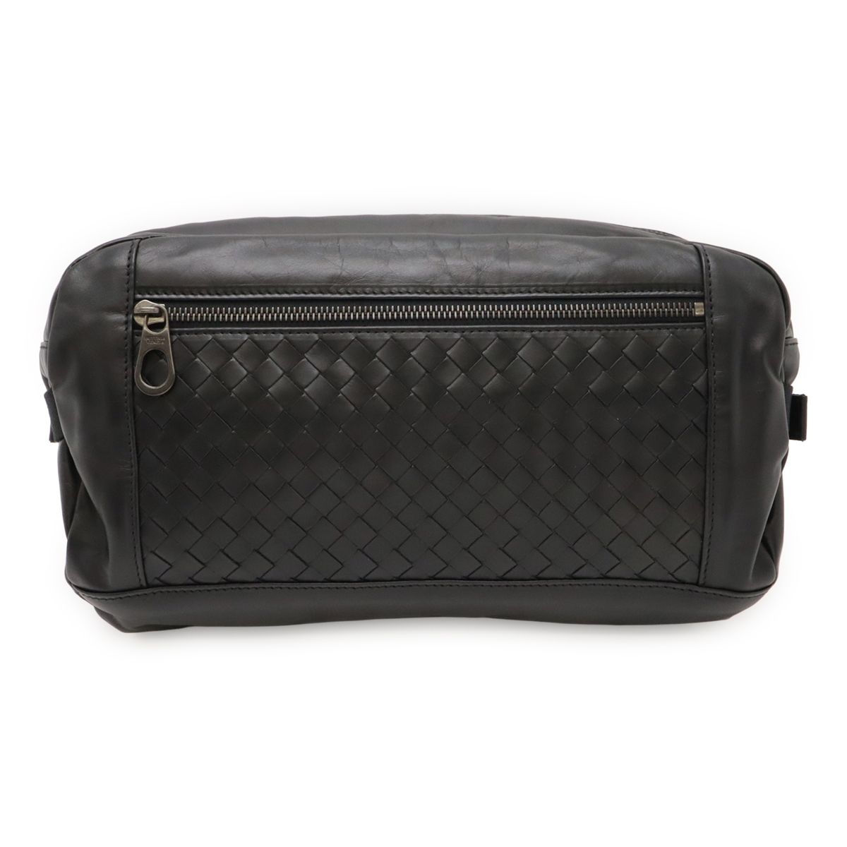 Bottega Veneta Intrecciato Belt Bag Leather Black