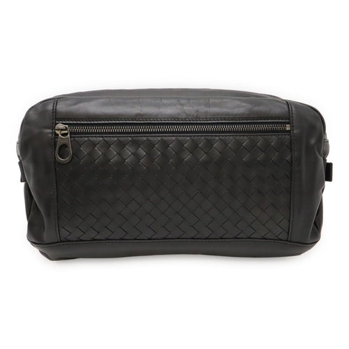 Bottega Veneta Intrecciato Belt Bag Leather Black
