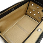 Hermes Sac Transpol Dog Carrier Pet Travel Bag Dog Toilet Ash Leather Natural — view 8