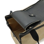 Hermes Sac Transpol Dog Carrier Pet Travel Bag Dog Toilet Ash Leather Natural — view 7