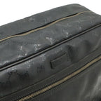 Gucci GG Supreme Shoulder Bag Crossbody Leather Black Silver — view 7