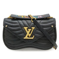 Louis Vuitton New Wave Chain MM Shoulder Bag Leather Noir Black
