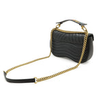 Louis Vuitton New Wave Chain MM Shoulder Bag Leather Noir Black — view 2