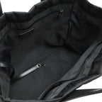 Chanel New Travel Line Tote MM Shoulder Bag Nylon Jacquard Lame Black — view 5