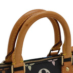 Louis Vuitton Monogram Multicolor Mini Speedy Mini Bag Pouch Case Noir Black — view 6