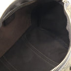 Gucci GG Supreme Mini Boston Bag Leather Khaki Beige Dark Brown Gold — view 7