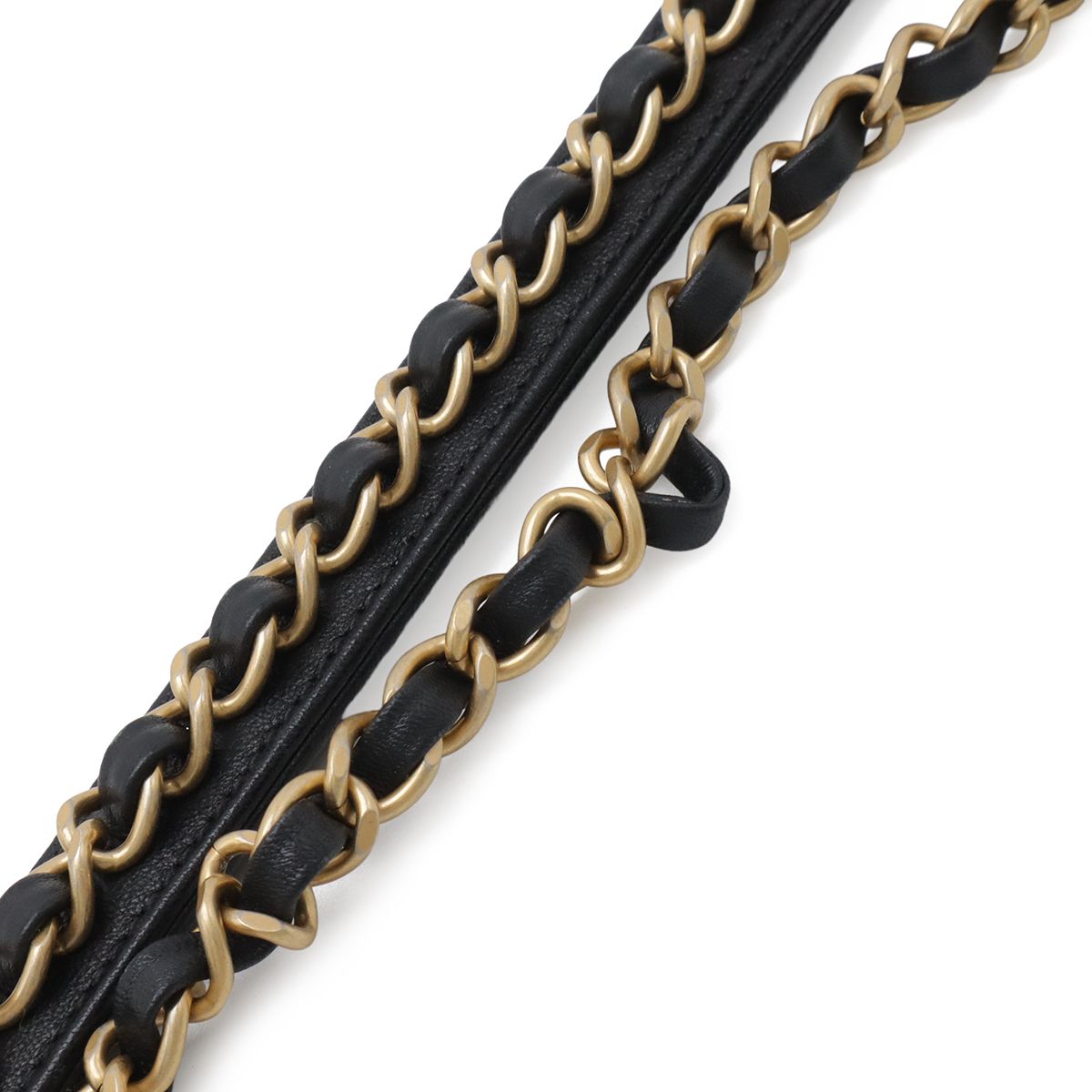 Chanel 19 Quilted Top Handle 2-Way Chain Shoulder Bag Leather Black — view 4