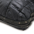 Bottega Veneta Spinner Shoulder Bag Nylon Leather Black — view 3