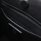 Fendi Shopping Small 2-Way Shoulder Bag Crossbody Leather Beige Black Silver — view 9