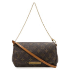 Louis Vuitton Monogram Favorite PM Shoulder Bag Crossbody 2-Way Clutch Pouch