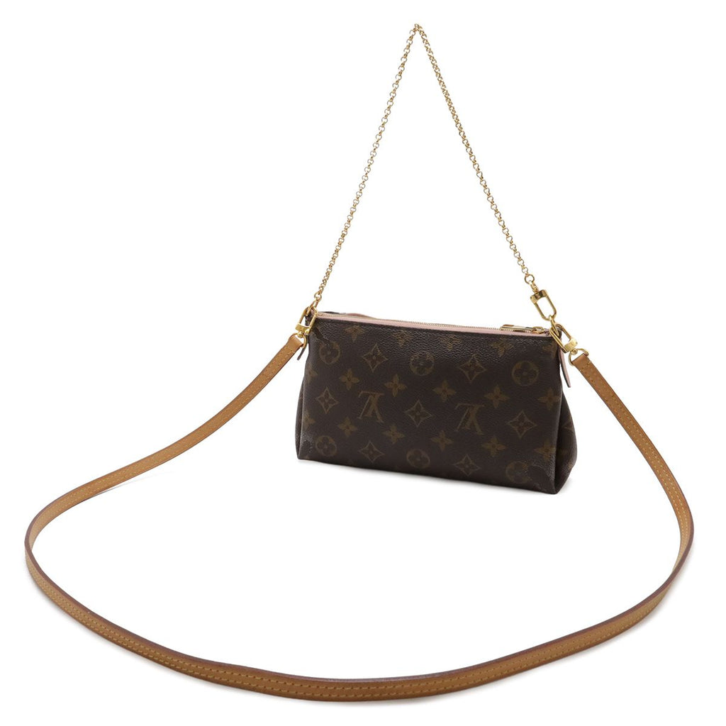 Louis Vuitton Monogram Pallas Clutch Shoulder Bag Chain 2-Way Rose Poudre Pink — view 2