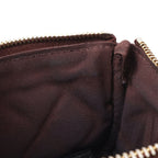 Chanel Quilted CC Logo Classic Small Zip Pouch Case Caviar Leather Black Gold — view 6