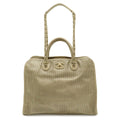 Chanel French Riviera CC Logo Mesh Perforated Tote Chain Shoulder Bag 2-Way