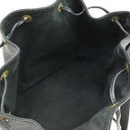 Louis Vuitton Epi Petit Noir Shoulder Bag Drawstring Black — view 5
