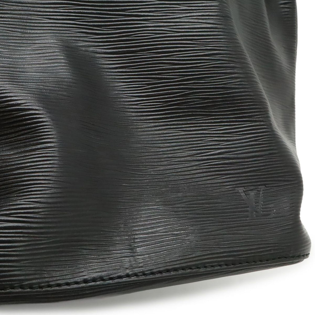 Louis Vuitton Epi Petit Noir Shoulder Bag Drawstring Black — view 8