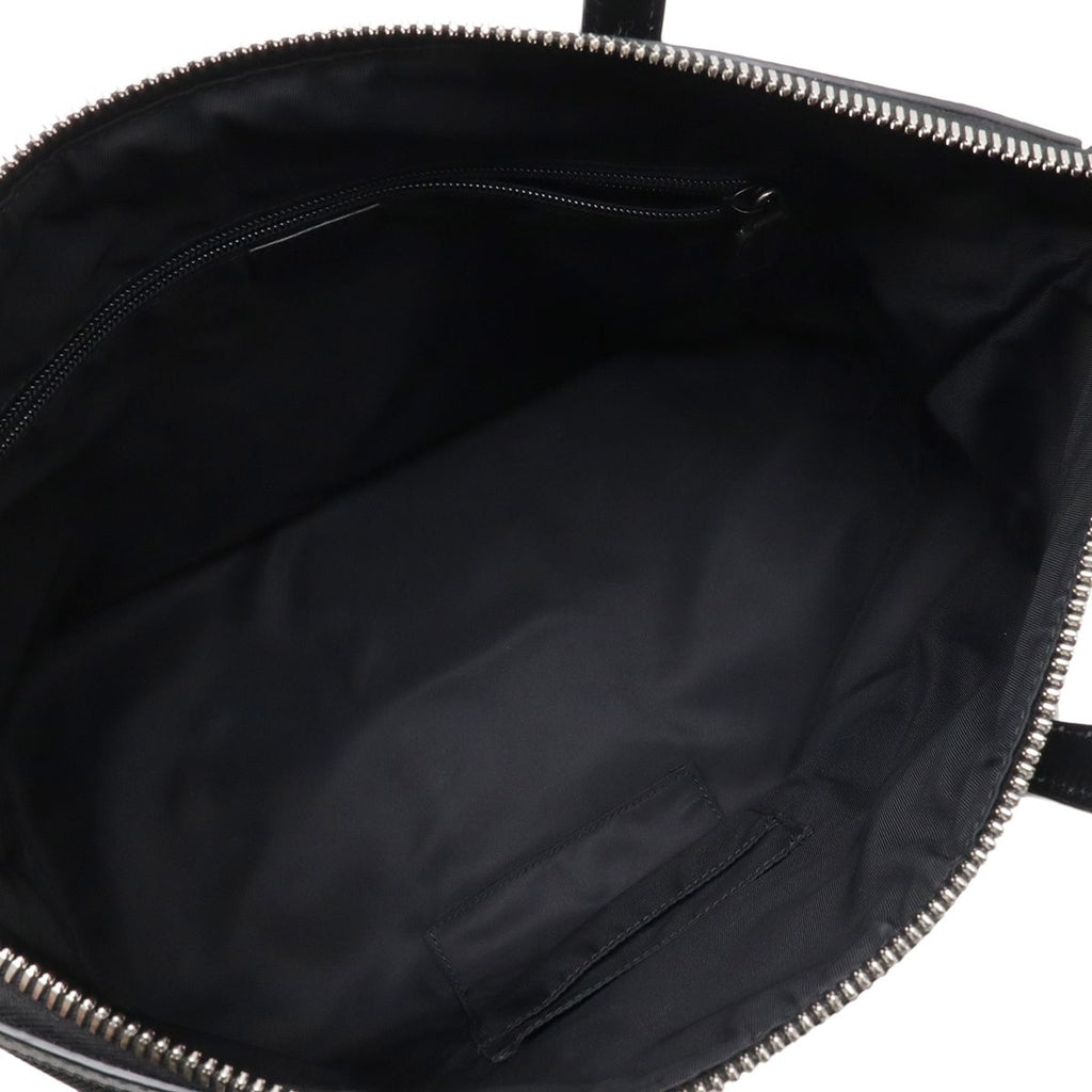 Gucci Sherry Line Webstripe Tote 2-Way Shoulder Bag Nylon Canvas Black — view 7