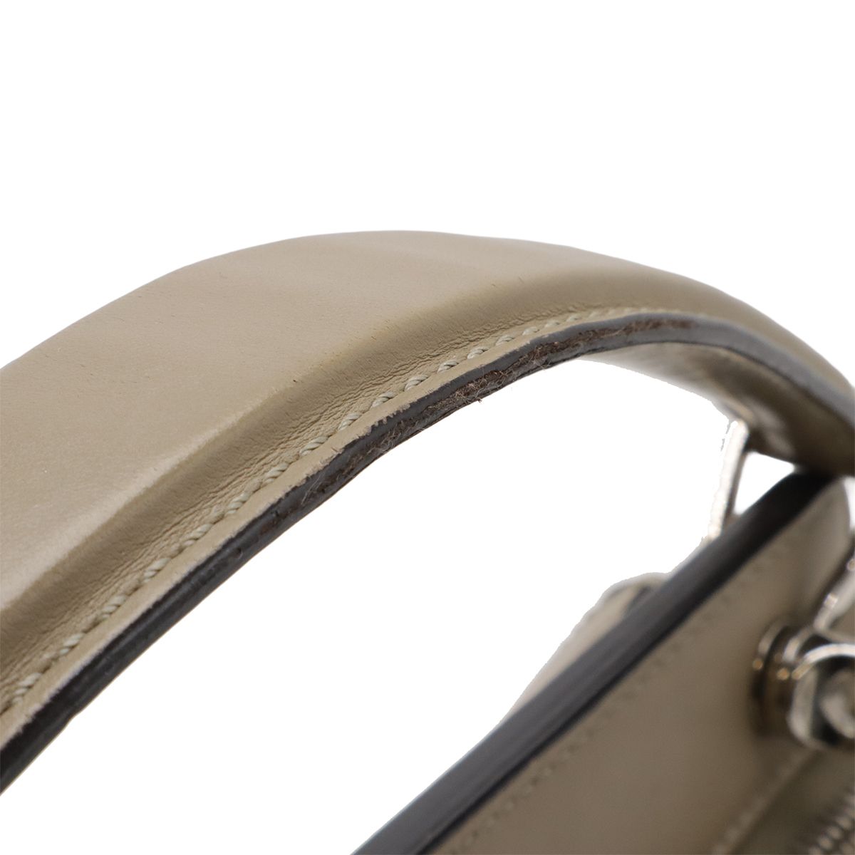 Fendi Com 2-Way Shoulder Bag Semi Leather Gray — view 5