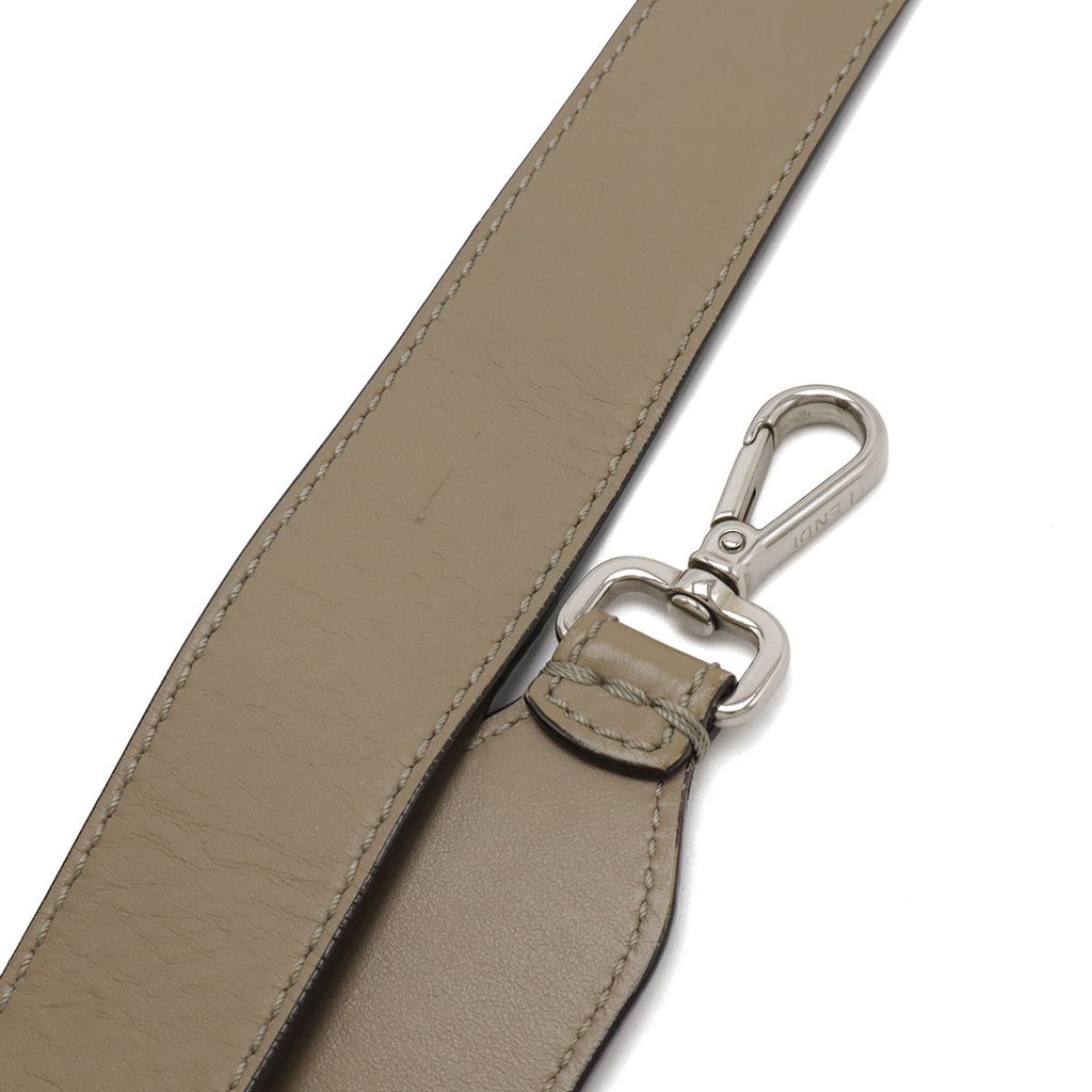 Fendi Com 2-Way Shoulder Bag Semi Leather Gray — view 6