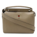 Fendi Com 2-Way Shoulder Bag Semi Leather Gray