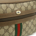 Gucci Vintage GG Plus Sherry Line Pochette Shoulder Bag Crossbody Beige Brown — view 9