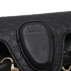 Gucci Micro Guccissima Emily Horsebit Chain Shoulder Bag Tassel Leather Black — view 5