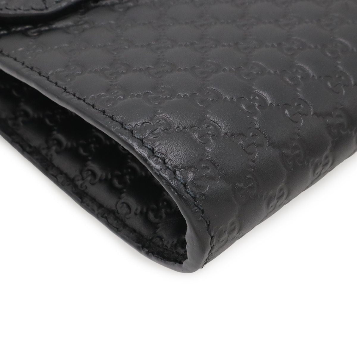 Gucci Micro Guccissima Emily Horsebit Chain Shoulder Bag Tassel Leather Black — view 3