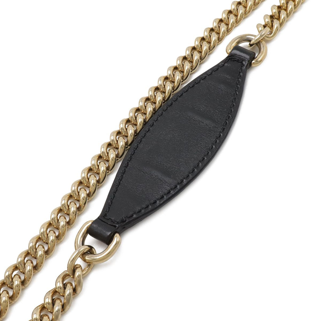 Gucci Micro Guccissima Emily Horsebit Chain Shoulder Bag Tassel Leather Black — view 4