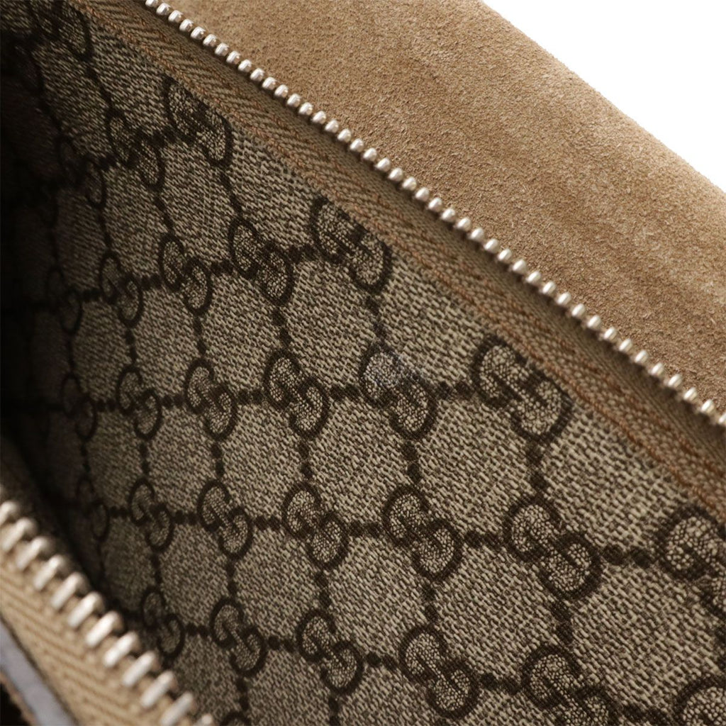 Gucci Dionysus GG Supreme Shoulder Bag Chain Taiga Head Suede Beige — view 7