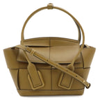 Bottega Veneta Maxi Intrecciato Mini the Arco 2-Way Shoulder Bag Leather