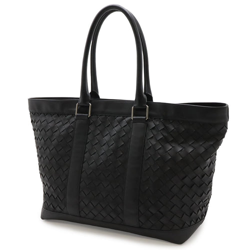 Bottega Veneta Intrecciato Tote Large Shoulder Bag Leather Black — view 2