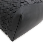 Bottega Veneta Intrecciato Tote Large Shoulder Bag Leather Black — view 3