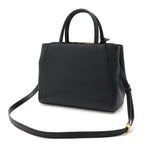 Fendi Petite Tote 2-Way Shoulder Bag Leather Black Gold — view 2