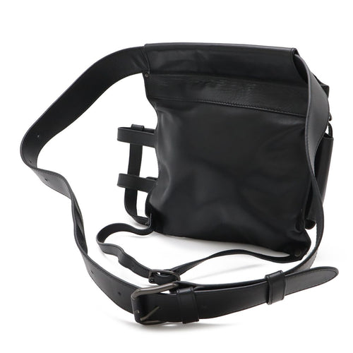 Bottega Veneta Intrecciato Waist Bag Leather Black — view 2