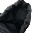 Prada Waist Bag Pouch Hip Nylon Nero Black Silver — view 8