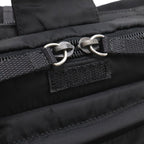 Prada Waist Bag Pouch Hip Nylon Nero Black Silver — view 4