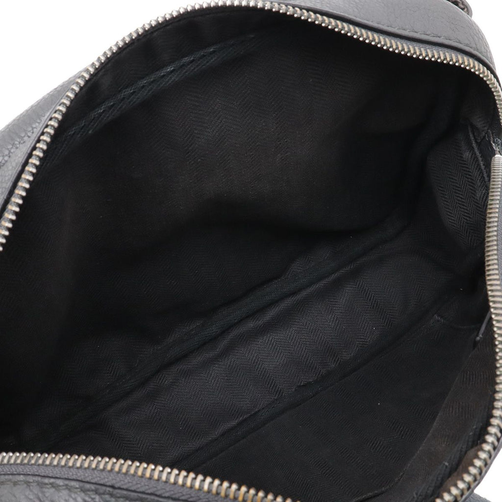 Loewe Anagram Military Messenger Bag XS Crossbody Leather Gray Silver — view 7