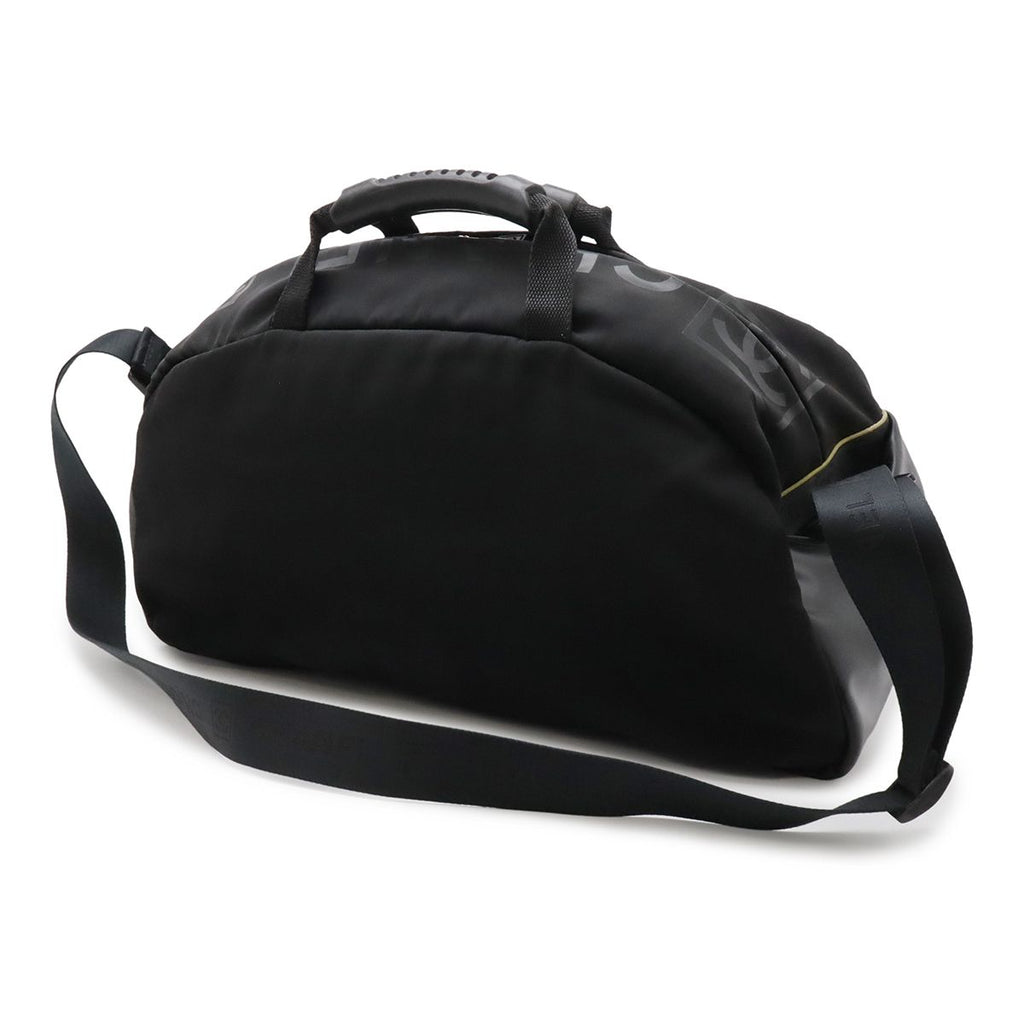 Chanel Sports Line CC Logo Boston Bag 2-Way Rubber Nylon Black Yellow — view 2