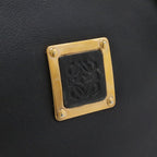 Loewe Amazona Anagram Boston Bag Leather Black Gold — view 4