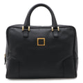 Loewe Amazona Anagram Boston Bag Leather Black Gold