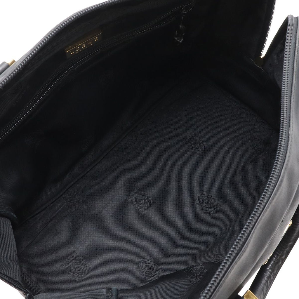 Loewe Amazona Anagram Boston Bag Leather Black Gold — view 7