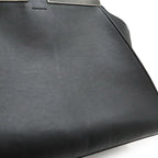 Fendi 2-Way Shoulder Bag Leather Black Silver — view 9