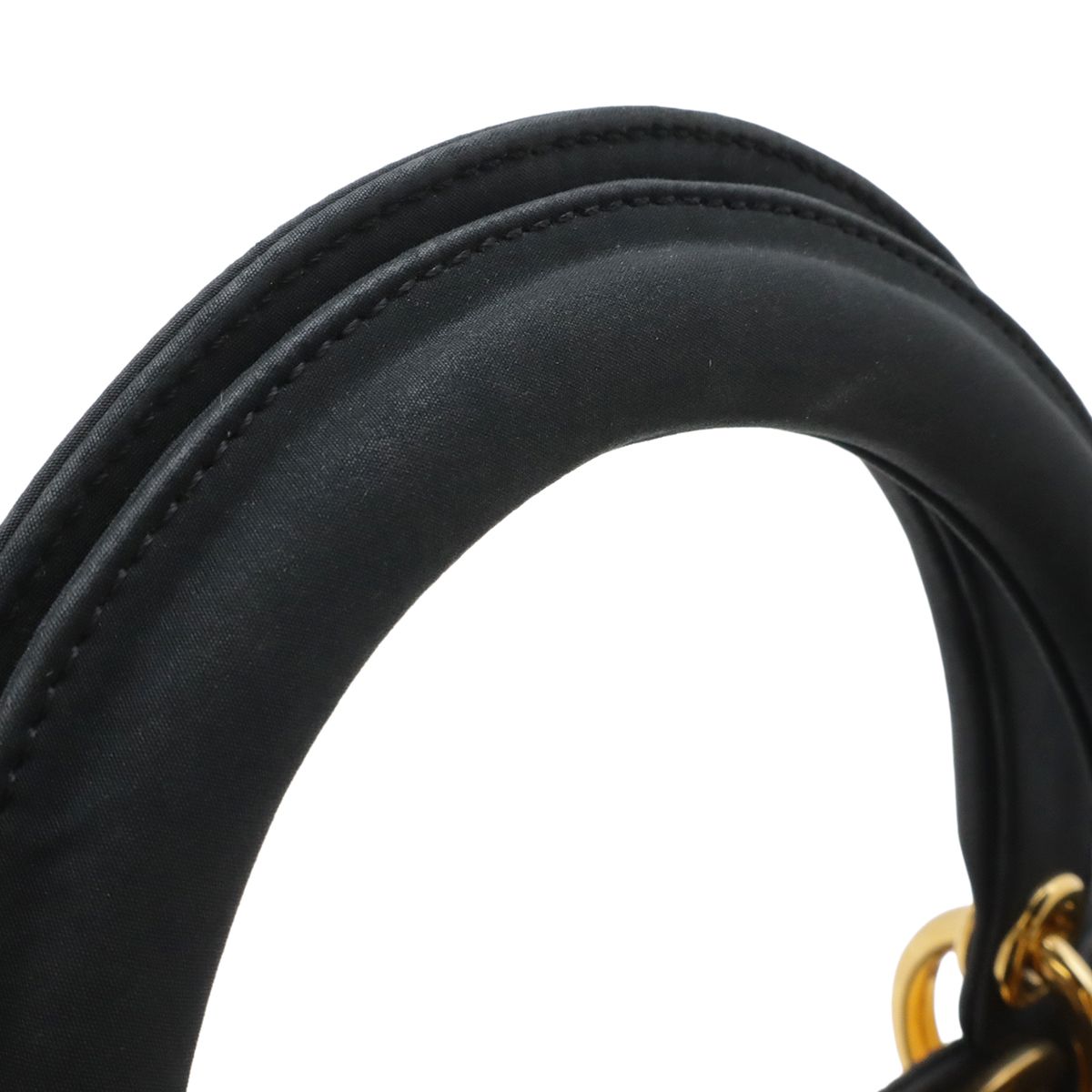 Dior Cannage Tote Nylon Black Gold — view 5
