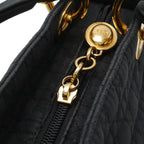 Dior Cannage Tote Nylon Black Gold — view 6