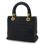 Dior Cannage Tote Nylon Black Gold — view 2