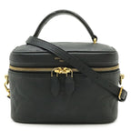 Louis Vuitton Monogram Empreinte Vanity PM 2-Way Shoulder Bag Noir Black