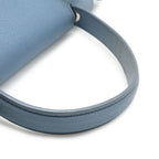Celine Belt Bag Micro 2-Way Crossbody Leather Light Blue Silver — view 4